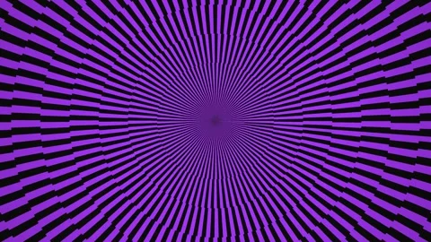 Spiral pattern with purple lines creating a dynamic illusion Stock Footage 340845952
