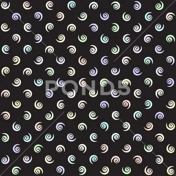 Spiral pattern. Seamless vector background Illustration