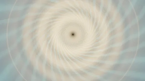 Spiral pattern with soft colors and smooth motion in abstract art Stock Footage 337411496
