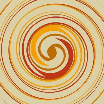 Spiral pattern swirl, vector swirl whirlpool spiral galaxy milky way Stock Illustration
