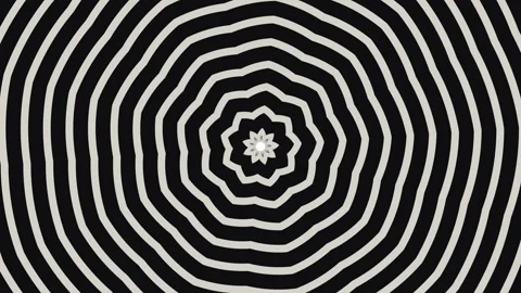 Spiral patterns create visual depth and contrast in black Stock Footage 339518790