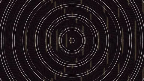 Spiral patterns created by lines in a dark background Stock Footage 339489925