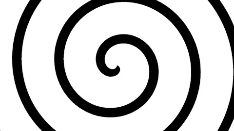 Spiral patterns for transitions \ New quality universal motion dynamic animated Stock Footage 79868548