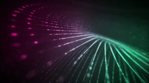 Spiral Pink Green Stock Footage 12664465