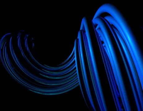 Spiral pipeline, network technology data transmission and link Stock Illustration