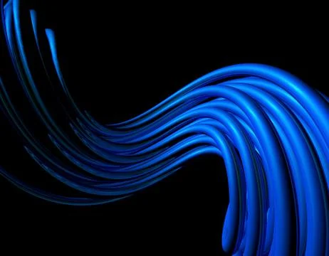Spiral pipeline, network technology data transmission and link Illustrazione stock