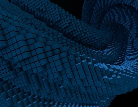 Spiral pipeline, network technology data transmission and link Illustrazione stock