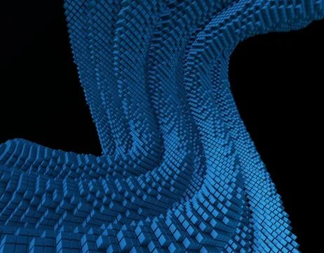 Spiral pipeline, network technology data transmission and link 스톡 일러스트