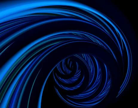 Spiral pipeline, network technology data transmission and link Illustrazione stock