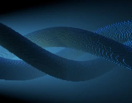 Spiral pipeline, network technology data transmission and link 스톡 일러스트