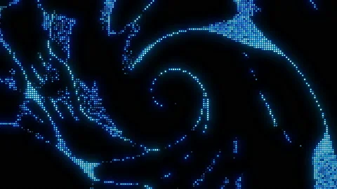 Spiral pixel noise Video stock 145686592