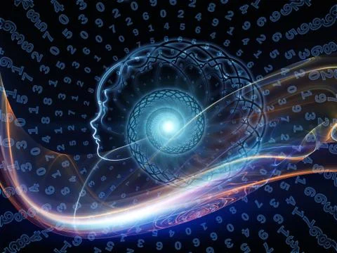 Spiral Profile Illustrazione stock