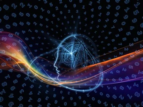 Spiral Profile Illustrazione stock