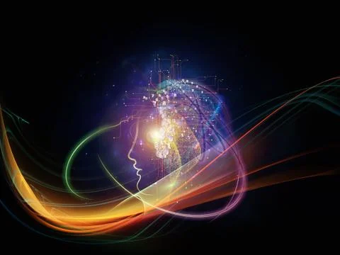 Spiral Profile Stock Illustration