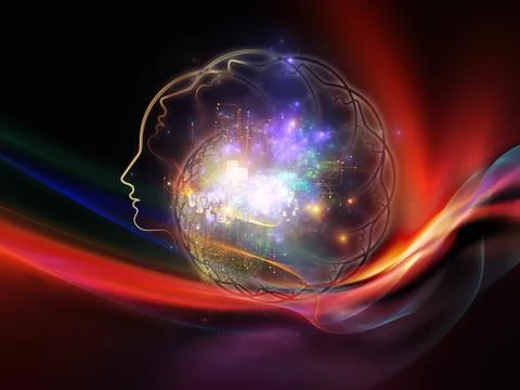 Spiral Profile Stock Illustration