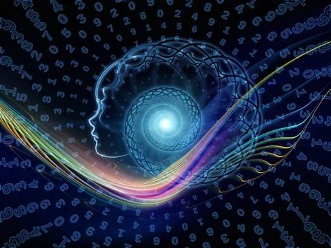 Spiral Profile Stock Illustration