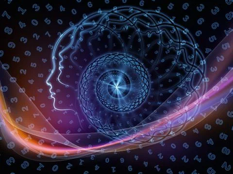 Spiral Profile Illustrazione stock
