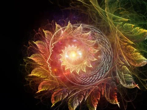 Spiral Profile Illustrazione stock