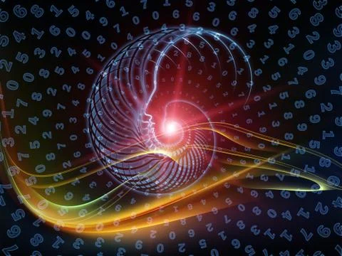 Spiral Profile Illustrazione stock