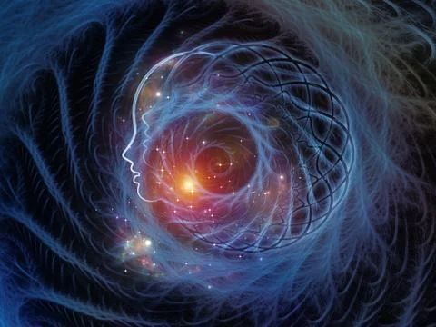 Spiral Profile Stock Illustration