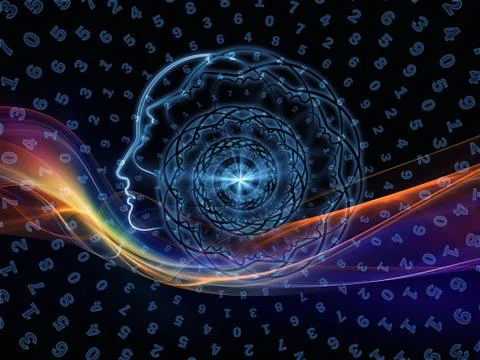 Spiral Profile Stock Illustration