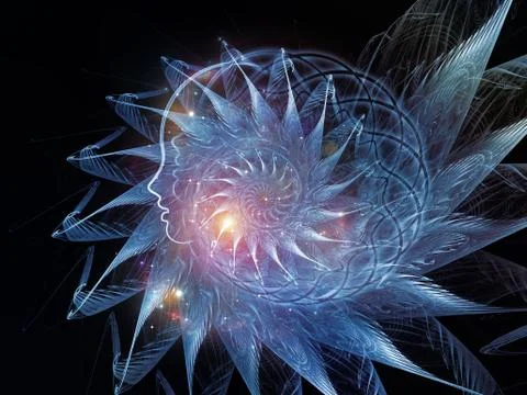 Spiral Profile Stock Illustration