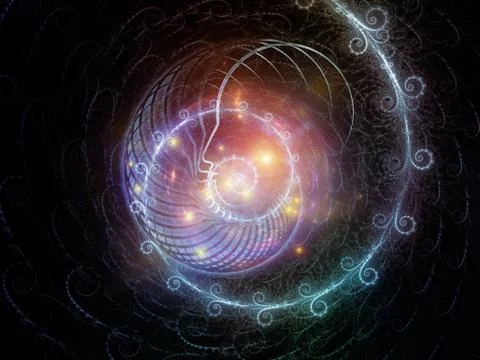 Spiral Profile Stock Illustration