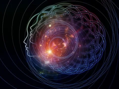 Spiral Profile Illustrazione stock