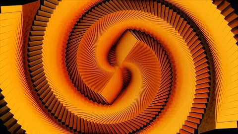 Spiral Psychedelic Swirl Tunnel Background, Slow moving swirl psychedelic Stock Footage 89550468