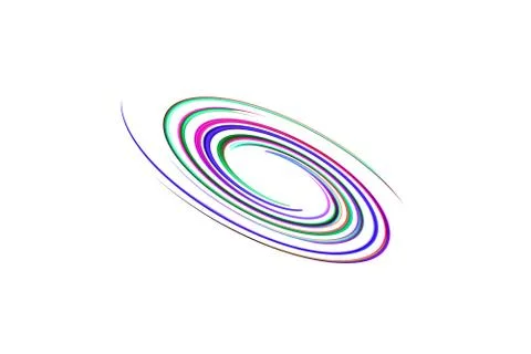 Spiral rainbow background Stock Illustration