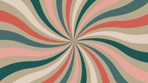 Spiral retro sunburst background. Looping stripe animation Stock Footage 314828077