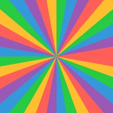 Spiral retro sunburst pattern background. Swirl rainbow. Psychedelic radial 스톡 일러스트