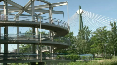 Spiral road Stock Footage 770772