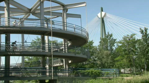 Spiral road Stock Footage 809856