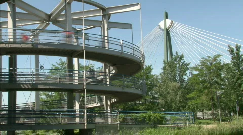 Spiral road Stock Footage 852849