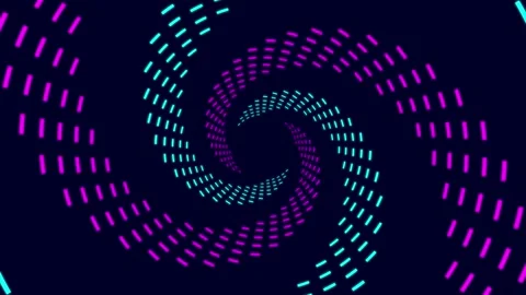 The spiral is rotating. 動画素材 266834490