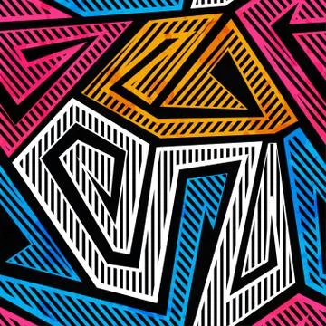 Spiral seamless pattern Stock Illustration