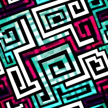 Spiral seamless pattern Stock Illustration