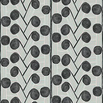 Spiral seamless pattern Stock Illustration