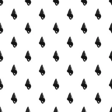 Spiral shell pattern seamless Stock Illustration