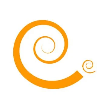 Spiral sign 스톡 일러스트