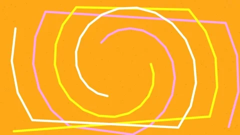 Spiral Sketch Abstract Loop Background Stock Footage 334978970