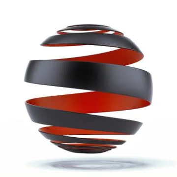 Spiral sphere Stockillustratie