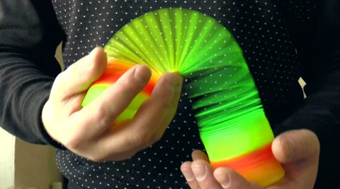 Spiral spring Vídeos de archivo 36048840