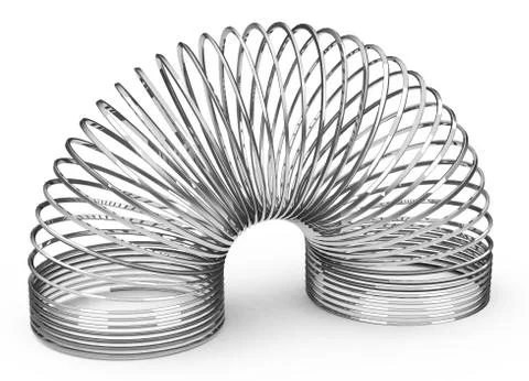 The spiral spring Stock Illustration