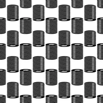 Spiral spring pattern seamless vector 스톡 일러스트