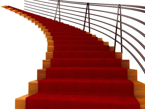 Spiral stair Stock Illustration