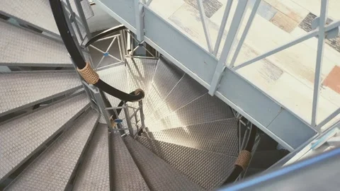 Spiral staircase Stock Footage 278012867