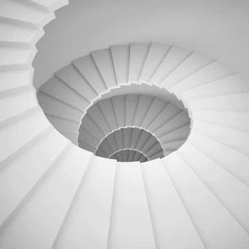 Spiral staircase Stock Illustration