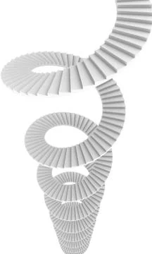 Spiral staircase Stock Illustration